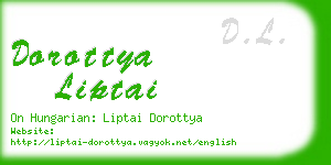 dorottya liptai business card